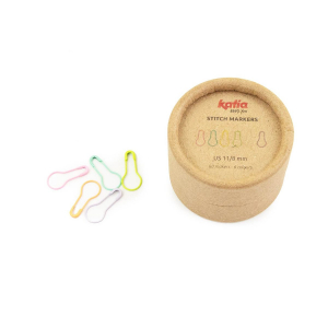 Marcadores de crochet bombilla - Oro (Cajita) 