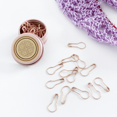 Compre Marcadores de Puntada de Crochet de Tejido de Metal de 20 Piezas de  Mando de Mando Hexagonal + Abejas de Crochet en China